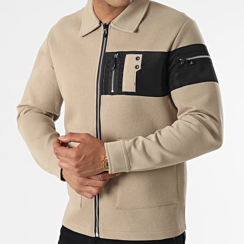 Veste Zippée AJ-8041 Beige