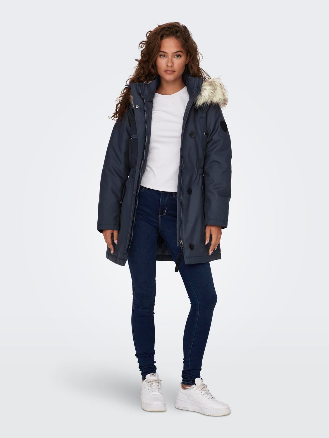 ONLIRIS Langer Parka India Ink