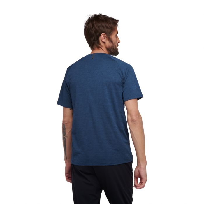 Black Diamond Herre T-shirts Lightwire Short Sleeve Tech Tee Blå