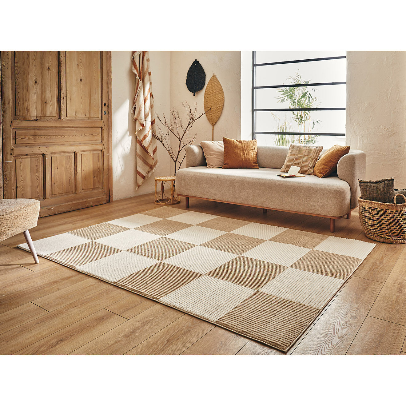 Nazar Rugs Tapis Bianca 172 creme/beige - 80x150 cm