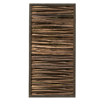 Hazelaarscherm ca. 90 x 180 cm bruin