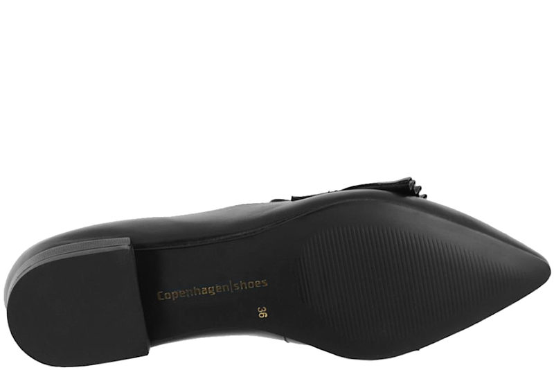 COPENHAGEN SHOES THE ME LOAFER I SORT GLAT SKIND