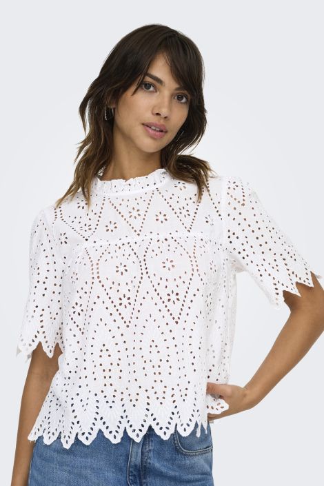 Only witte dames t-shirt
