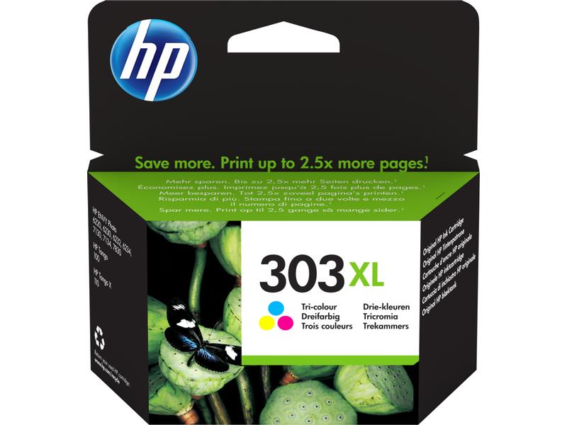 HP Tinte Nr. 303XL (T6N03AE) Cyan/Magenta/Yellow Druckerpatrone