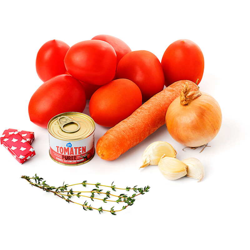 AH Tomatensoep met witte stippen verspakket