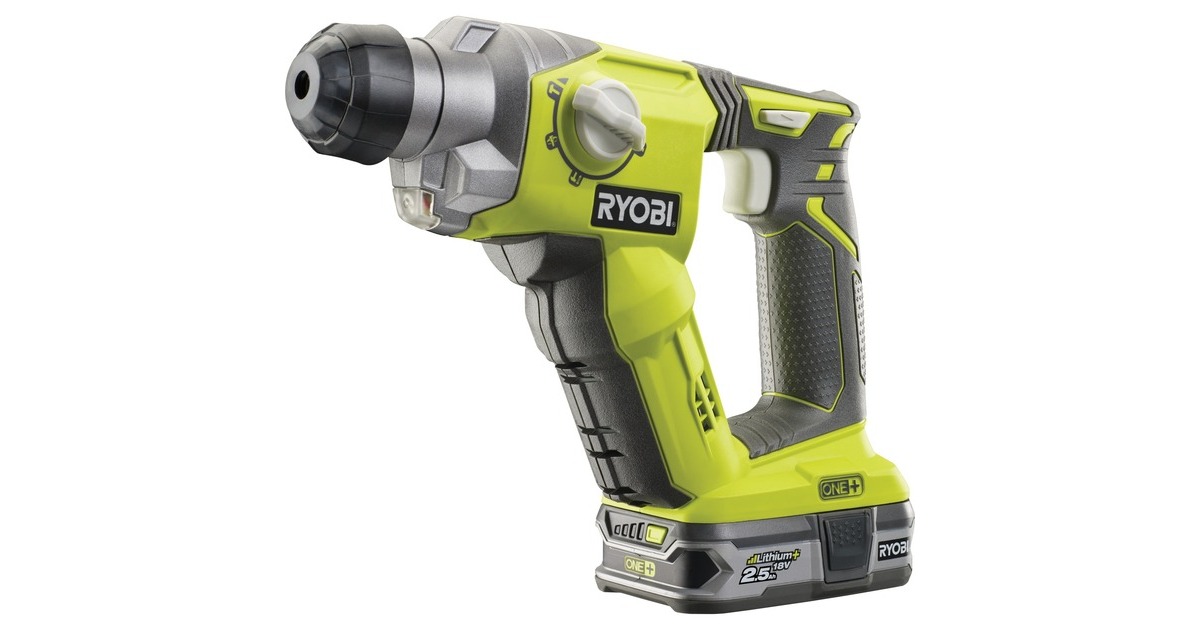 RyobiR18SDS-125S boorhamer  (Groen/zwart, Accu inbegrepen)