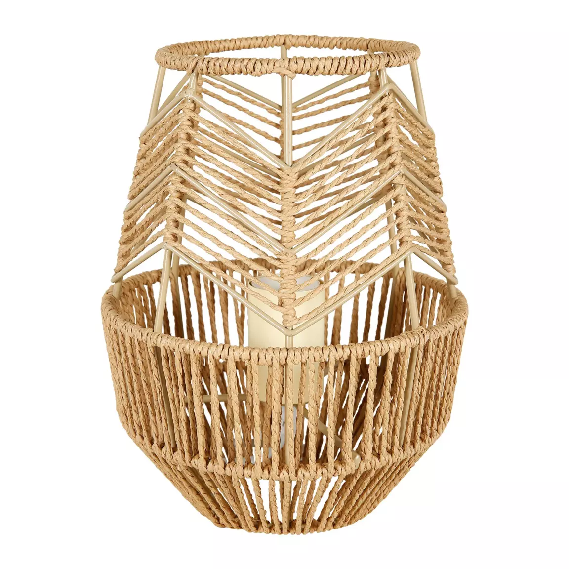 Lampe à poser corde tressée (H26 cm) Ajay Naturel