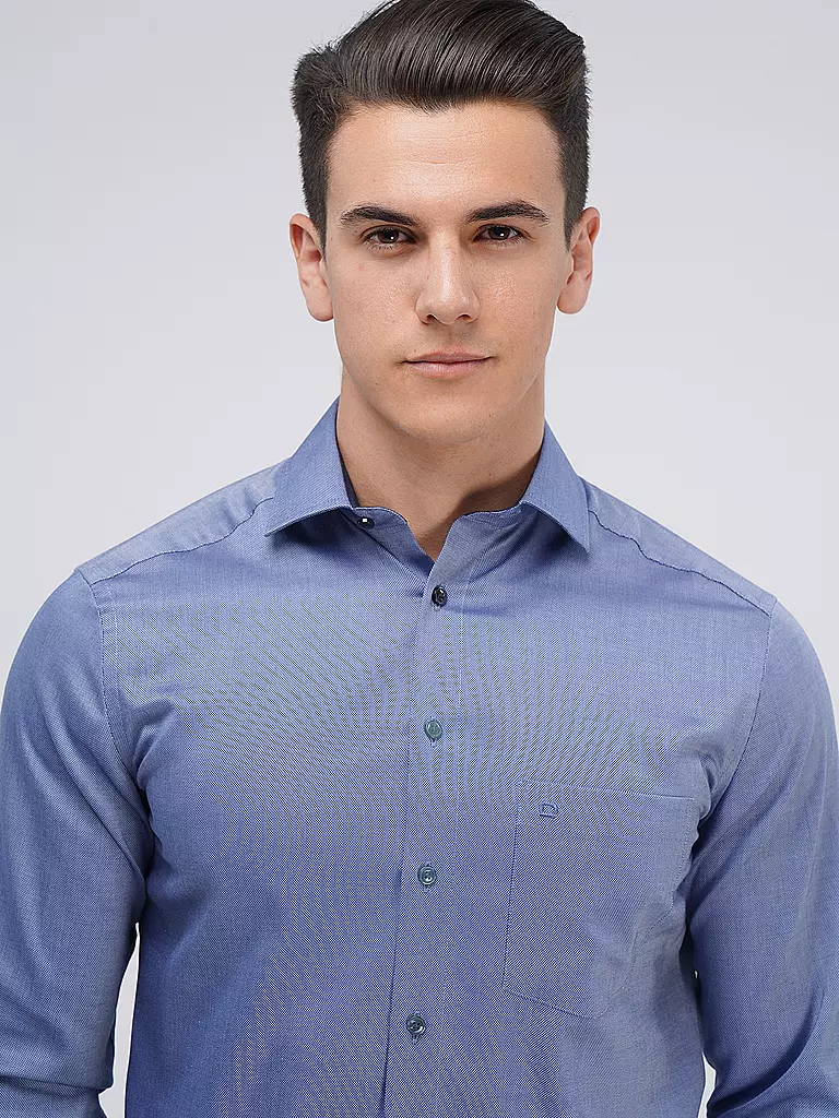 OLYMP Hemd Modern Fit blau
