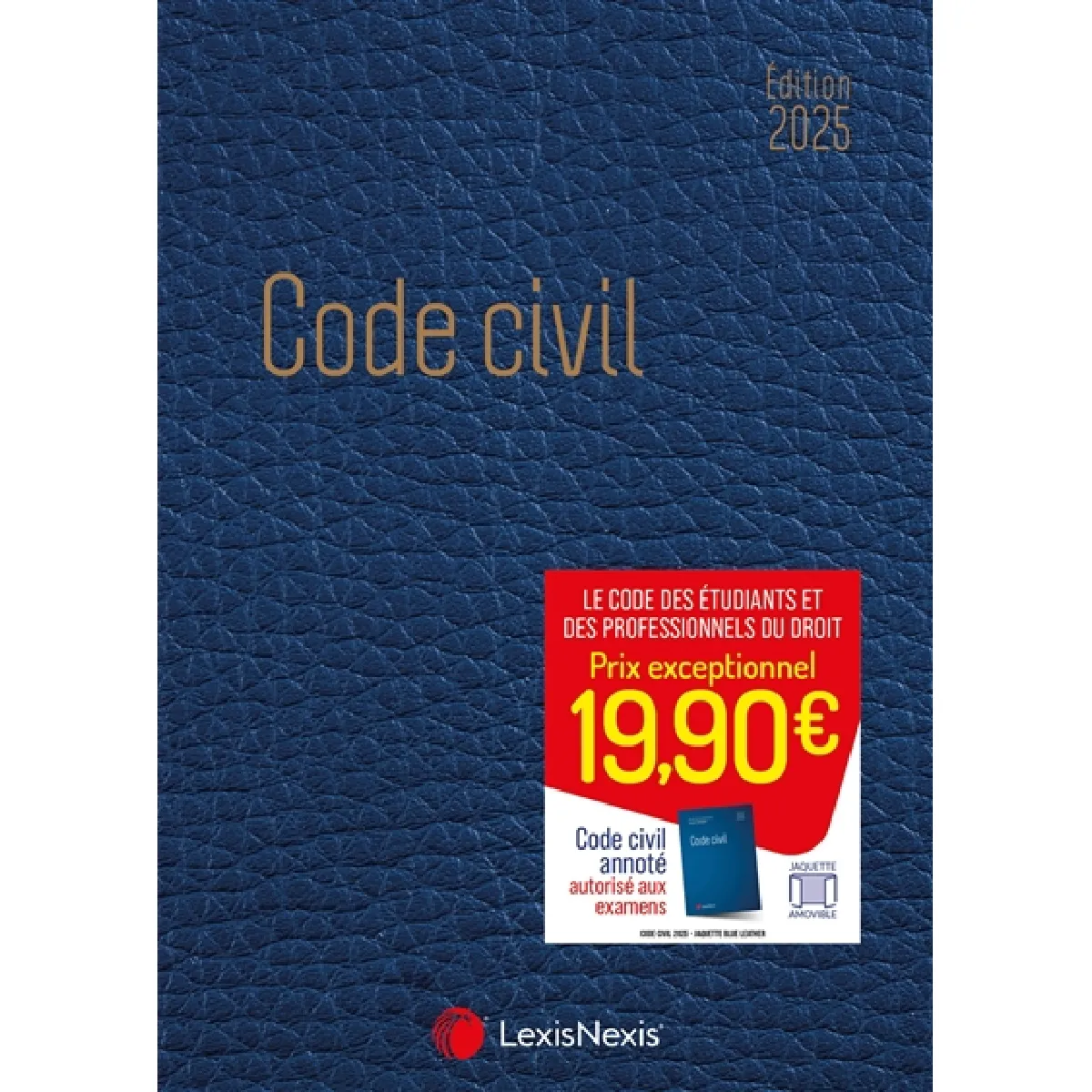 Code civil 2025 : jaquette blue leather