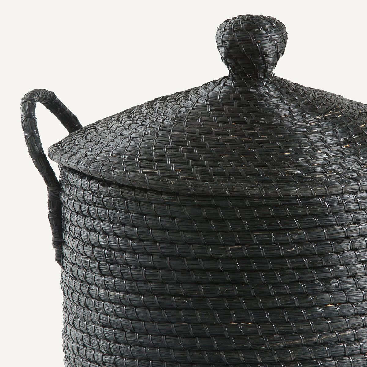 AM.PM<br>Cesta de linho em palha de arroz trançada, Honoka