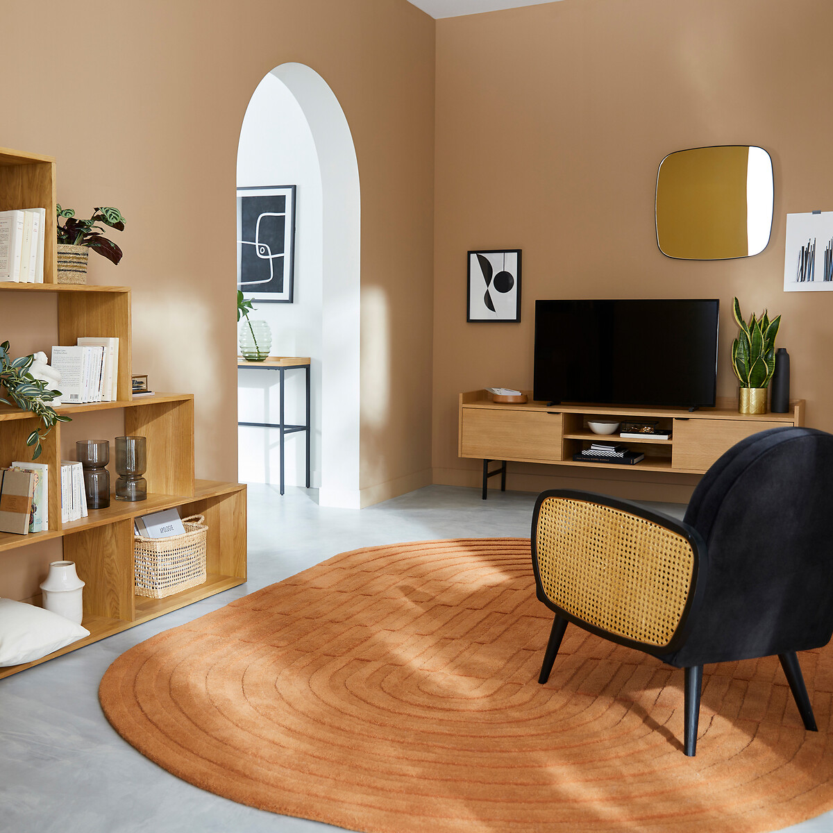 LA REDOUTE INTERIEURS<br>Armário TV/hi-fi longo em carvalho L175 cm, Volga