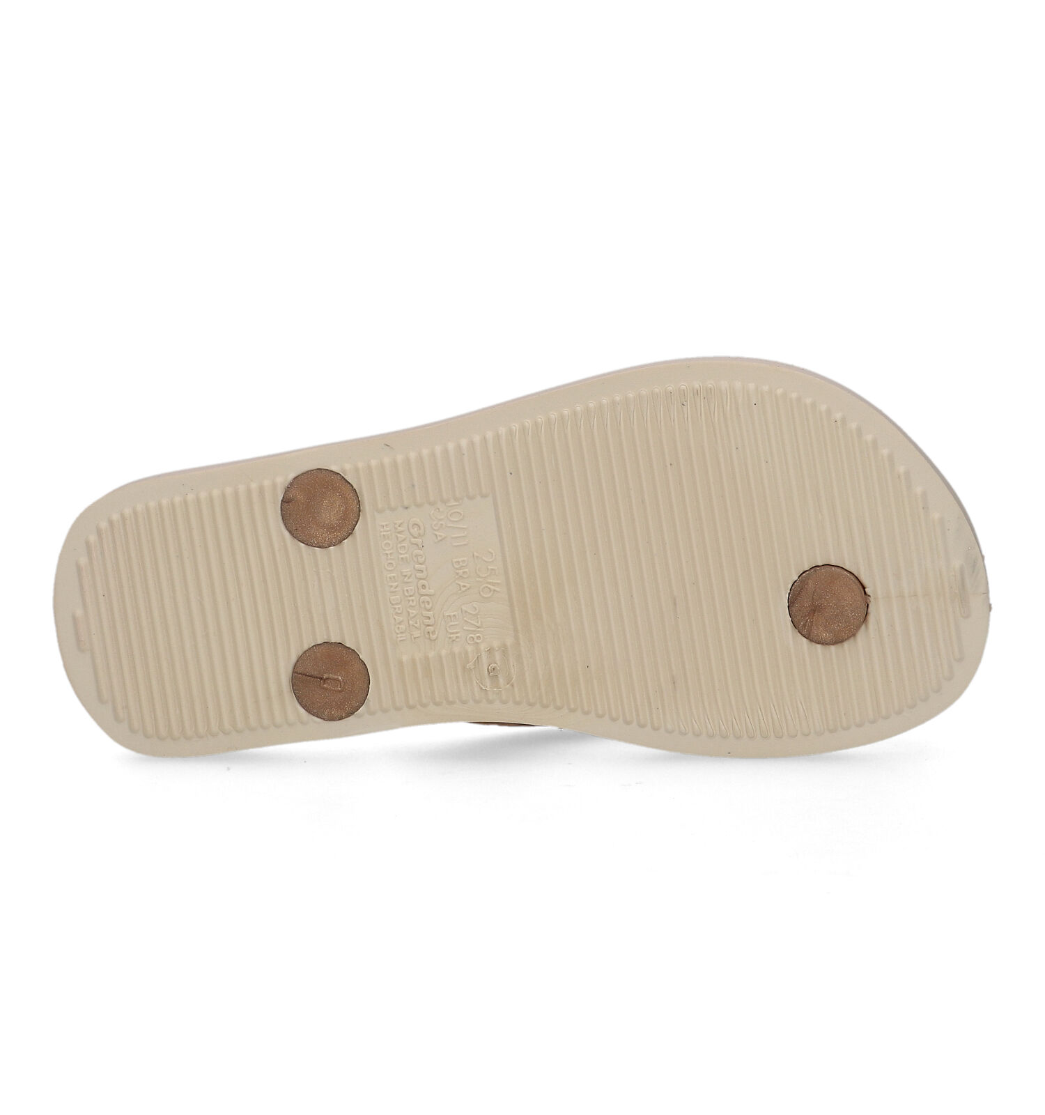Teenslippers goud