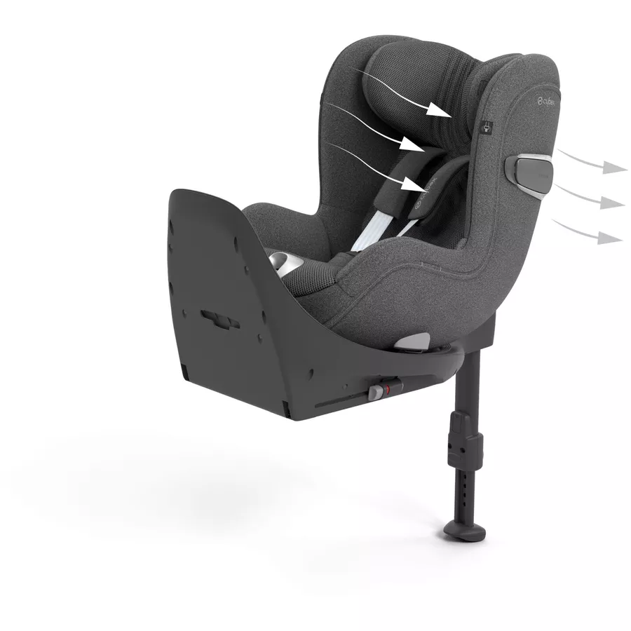 cybex PLATINUM Reboarder Sirona T I-Size Mirage Grey Plus mit Basisstation Base T