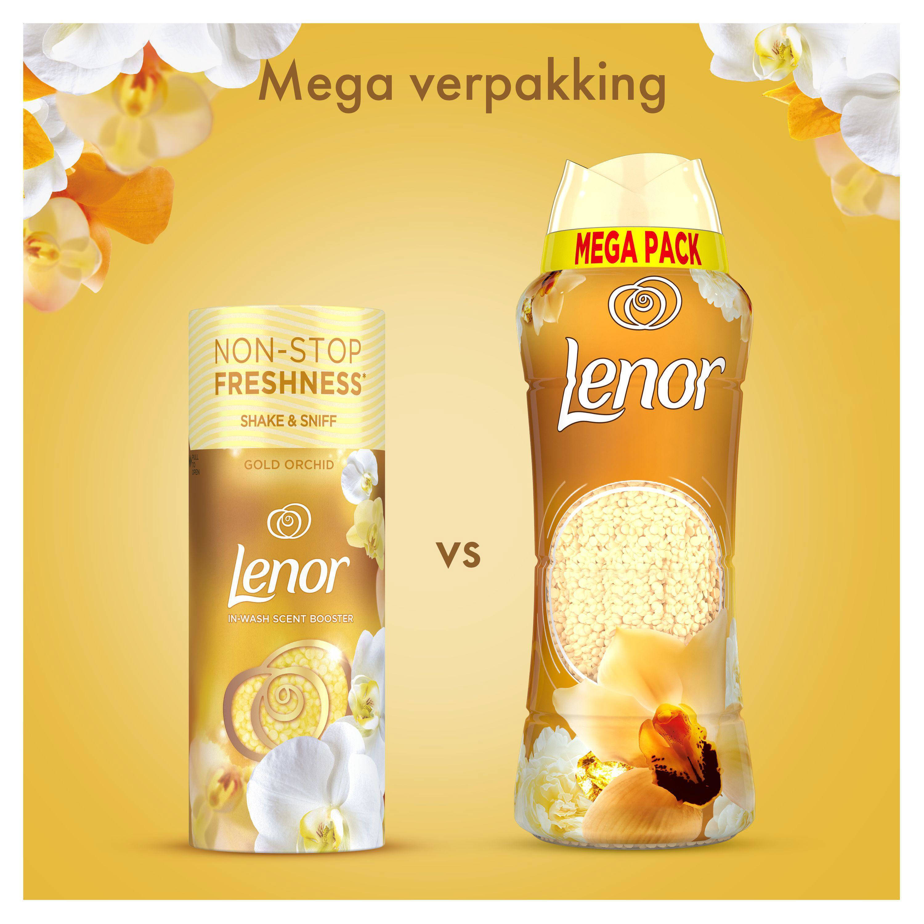 Lenor In-Wash geurbooster voor de was Orchidee en amber - 495 gram