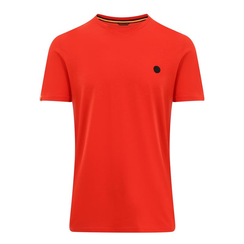 Tee Shirt Manches Courtes Homme Guru Semi Logo Tee - Rouge