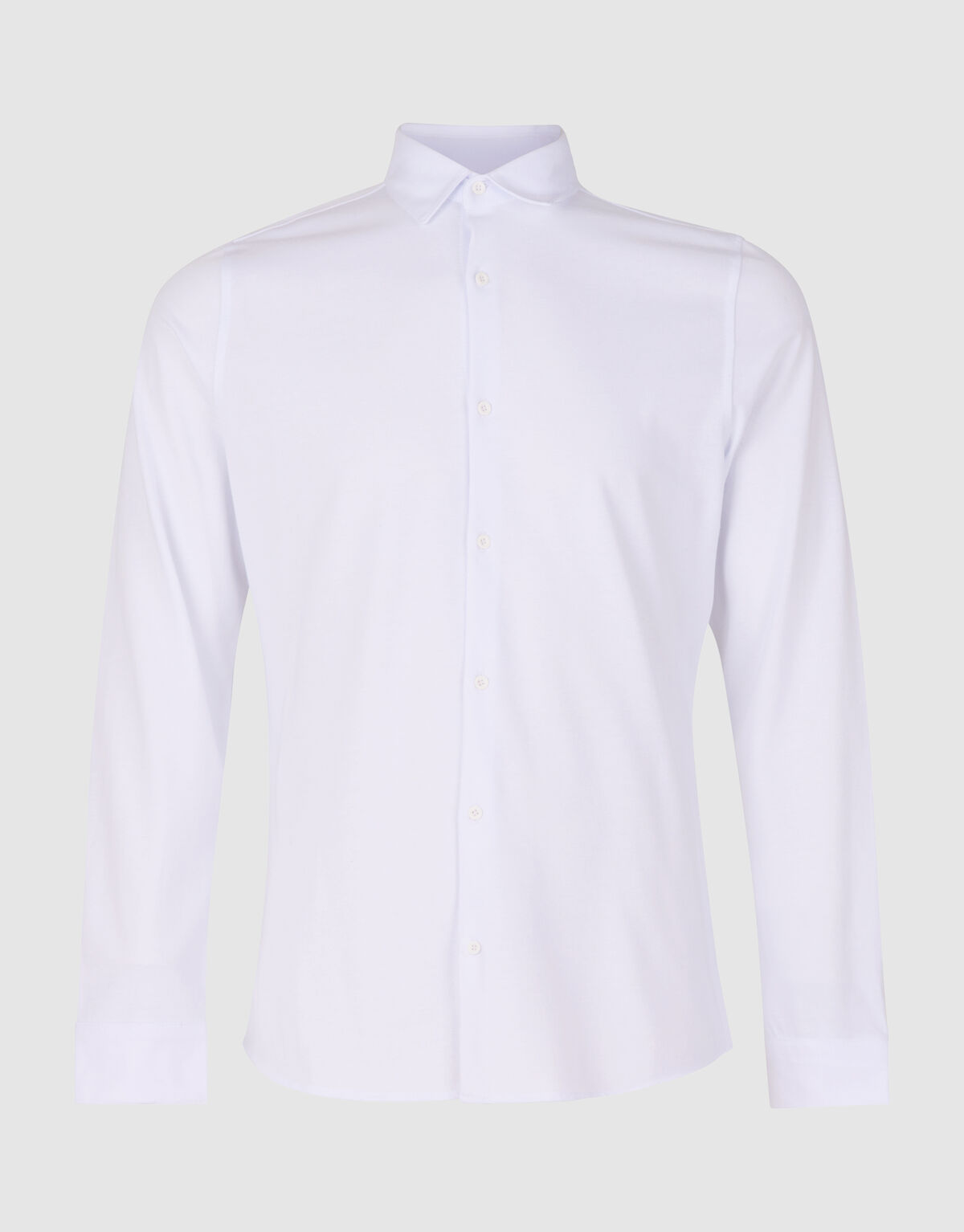 Jersey Overhemd Wit