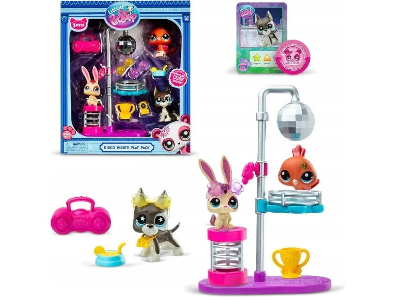 LITTLEST PET SHOP DISCO NIGHTS PLAY PACK