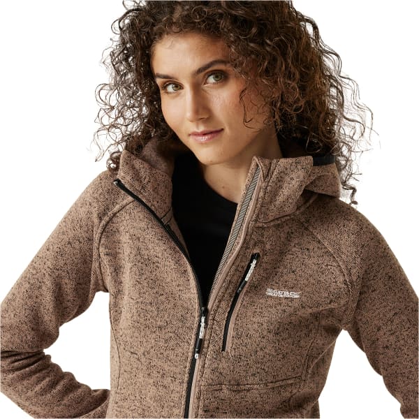 Veste polaire randonnée REGATTA HOODED NEWHILL W WARM TAUPE