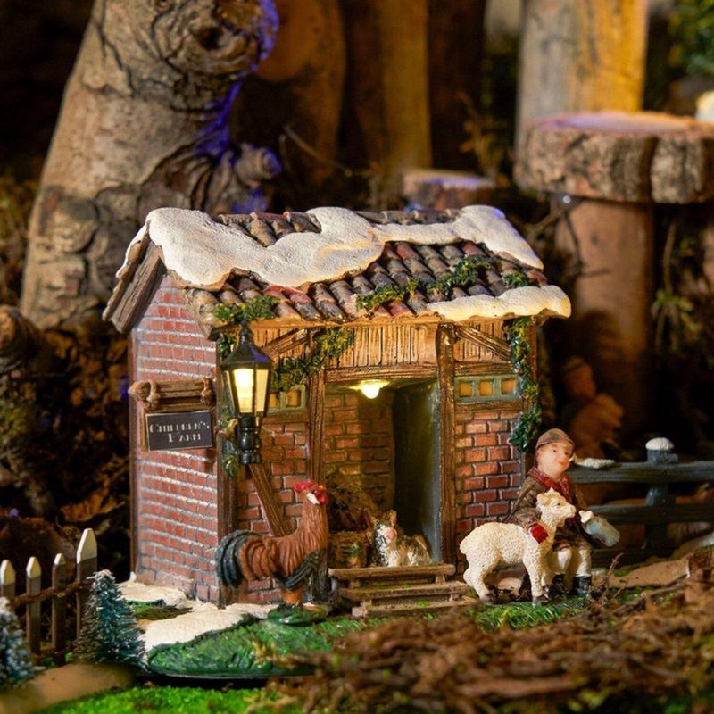 Luville - Child Farm Ville - Kerstversiering - Multicolor - Hout