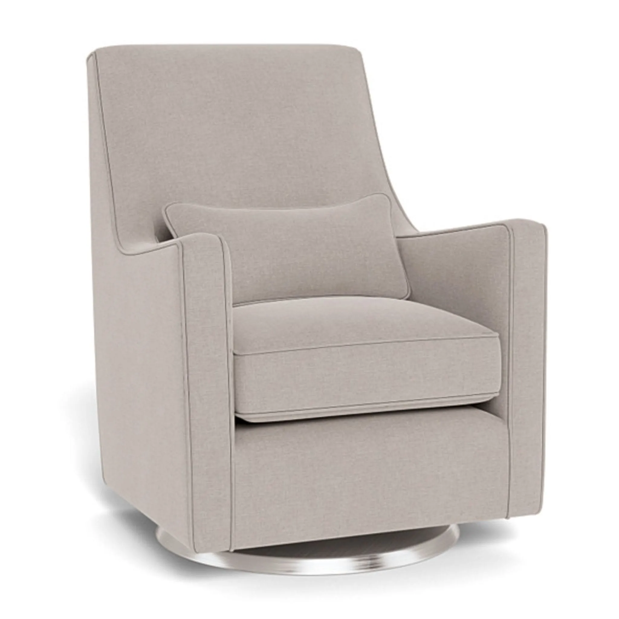 Monte Fauteuil Berçant et Pivotant Luca - Sand  Argent