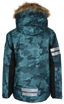 Lindberg Camo Vinterjakke, Lagoon