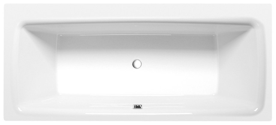 Polysan Kvadra ligbad 180x80x47cm wit