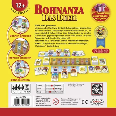 AMIGO Bohnanza Das Duell Deluxe