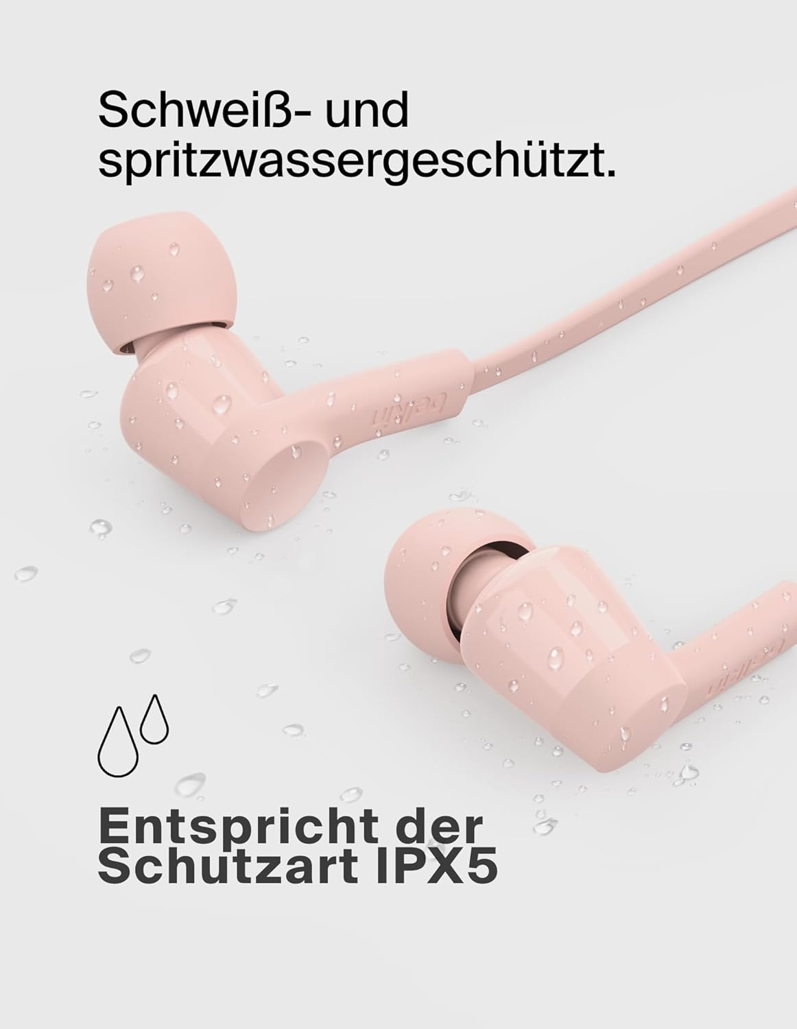 Rockstar In-Ear NC Kopfhörer Headset mit USB-C Anschluss und Mikrofon (G3H0002HQPKV2) - Rosa