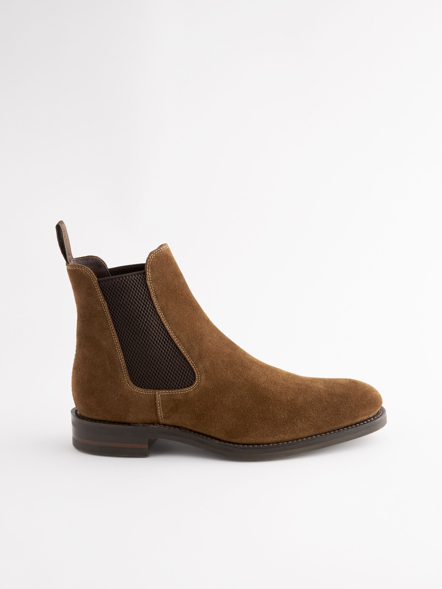 Bruin - Loake For Next suède Chelsea-laarzen