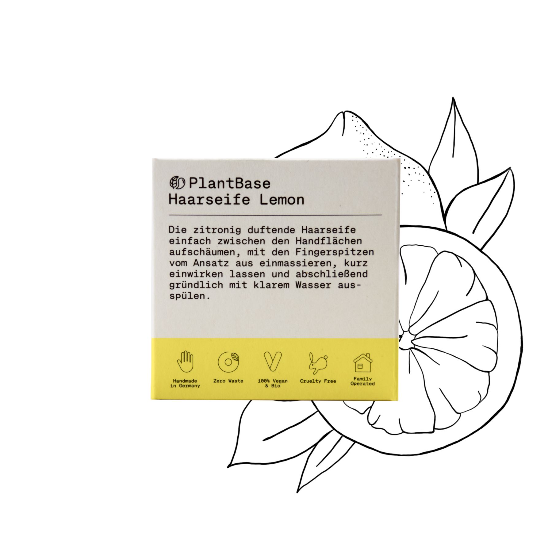 PlantBase Haarseife Lemon