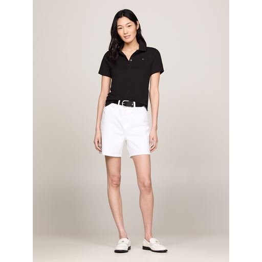 Tommy Hilfiger 1985 Slim Pique Polotrøje, Black, XXL