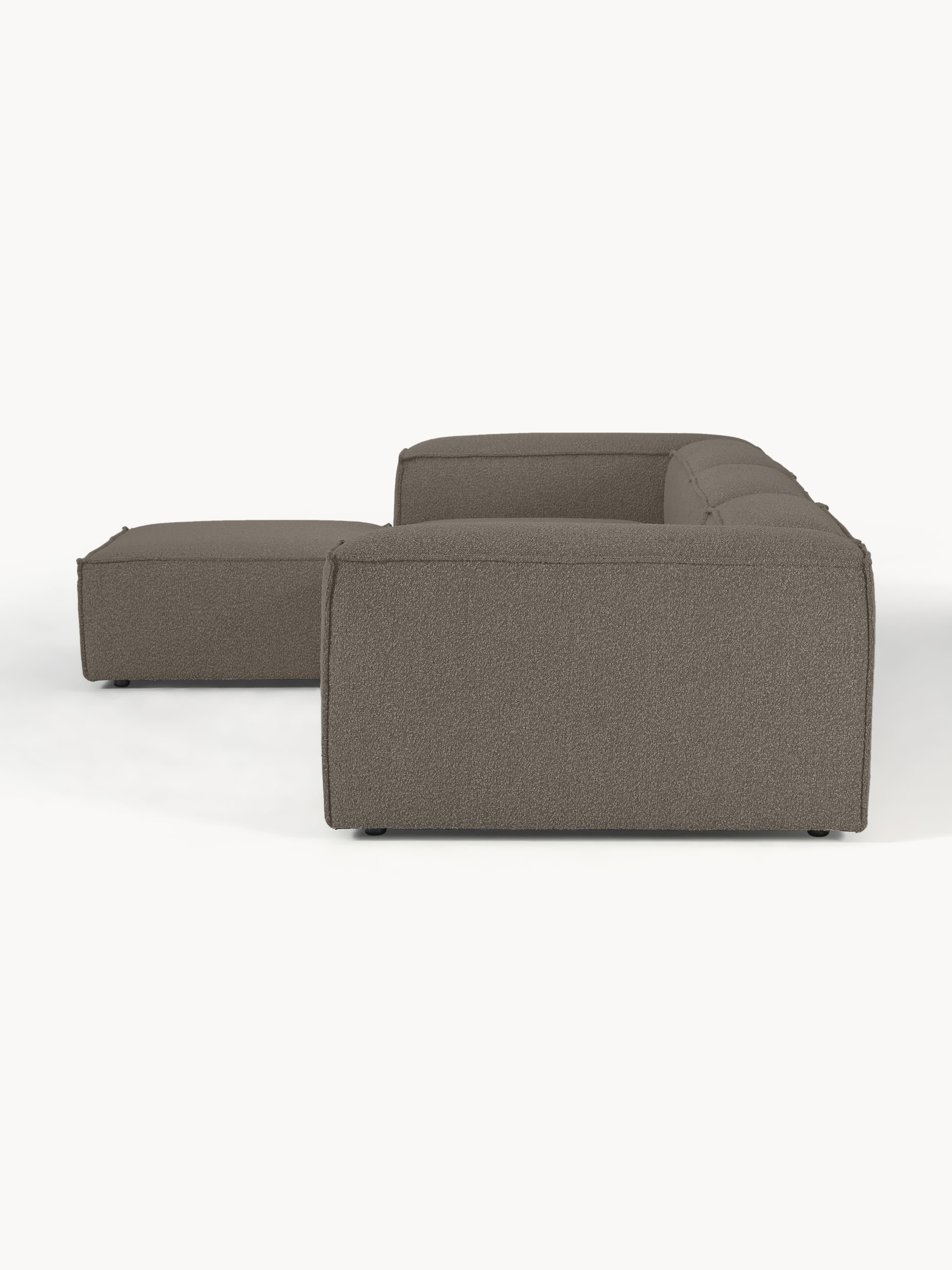 Bouclé modulaire XL hoekbank Lennon (4-zits)