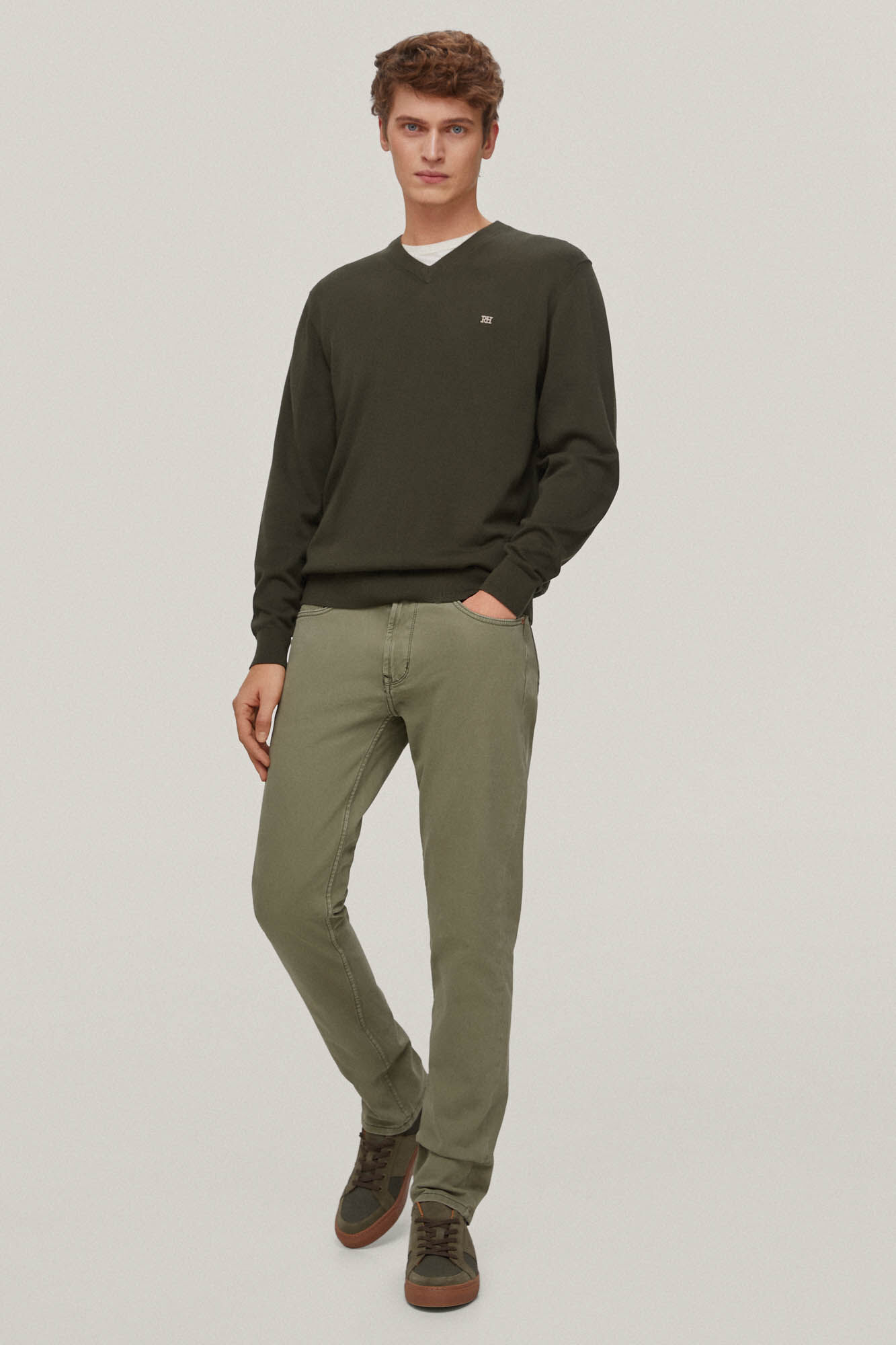 Calça jeans Premium Flex Slim - Verde