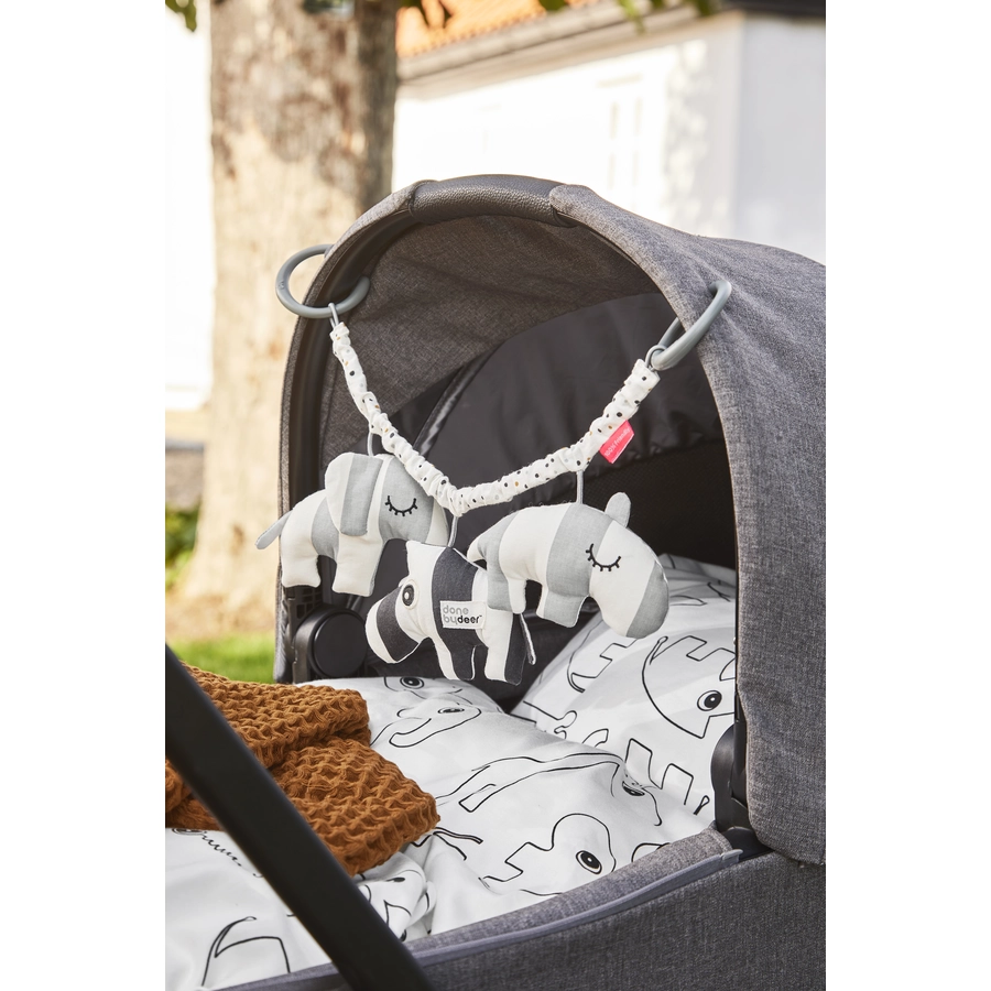 Done by Deer™ Kinderwagenkette Deer Friends, grau
