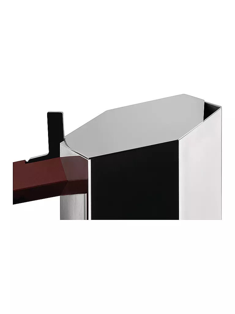ALESSI Espressokocher MENHIR 6 Tassen Edelstahl  silber