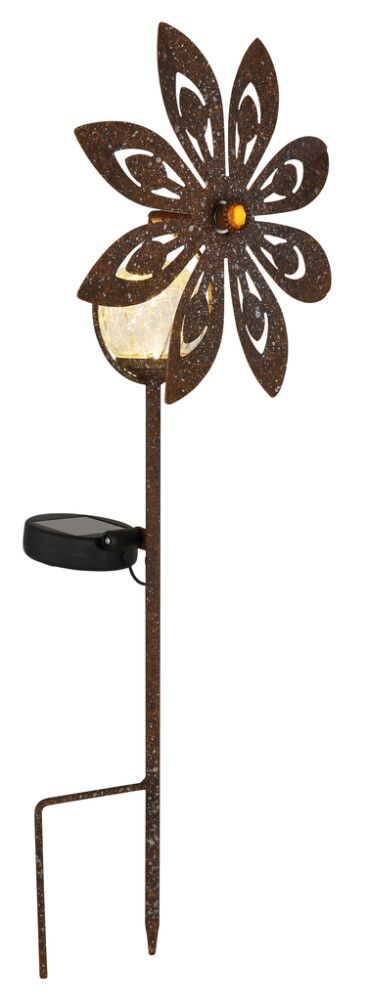 SOLCELLELAMPE GLOBO LIGHTNING BLOMST METALL