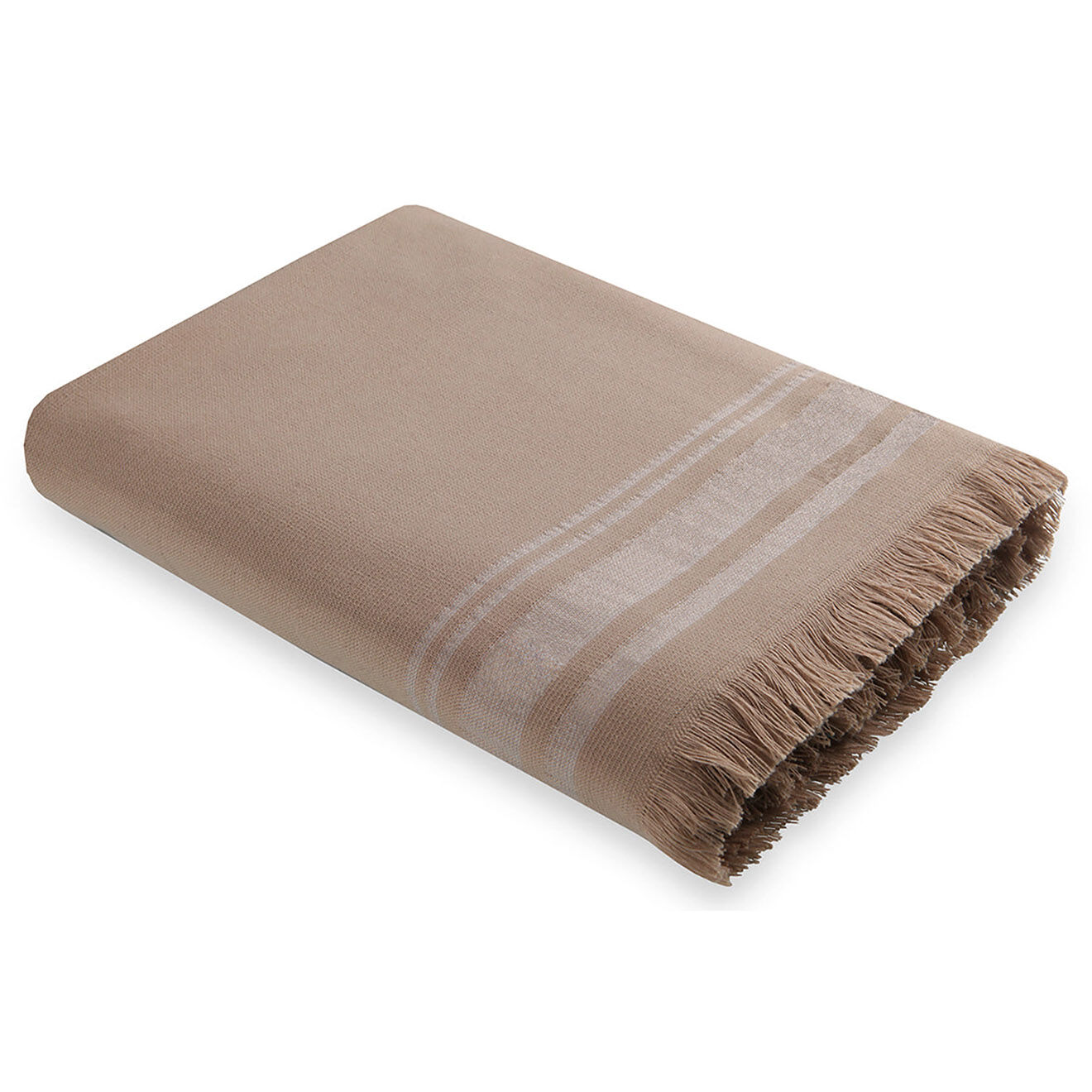 Febronie Fouta éponge Faro beige  - 100x180 cm