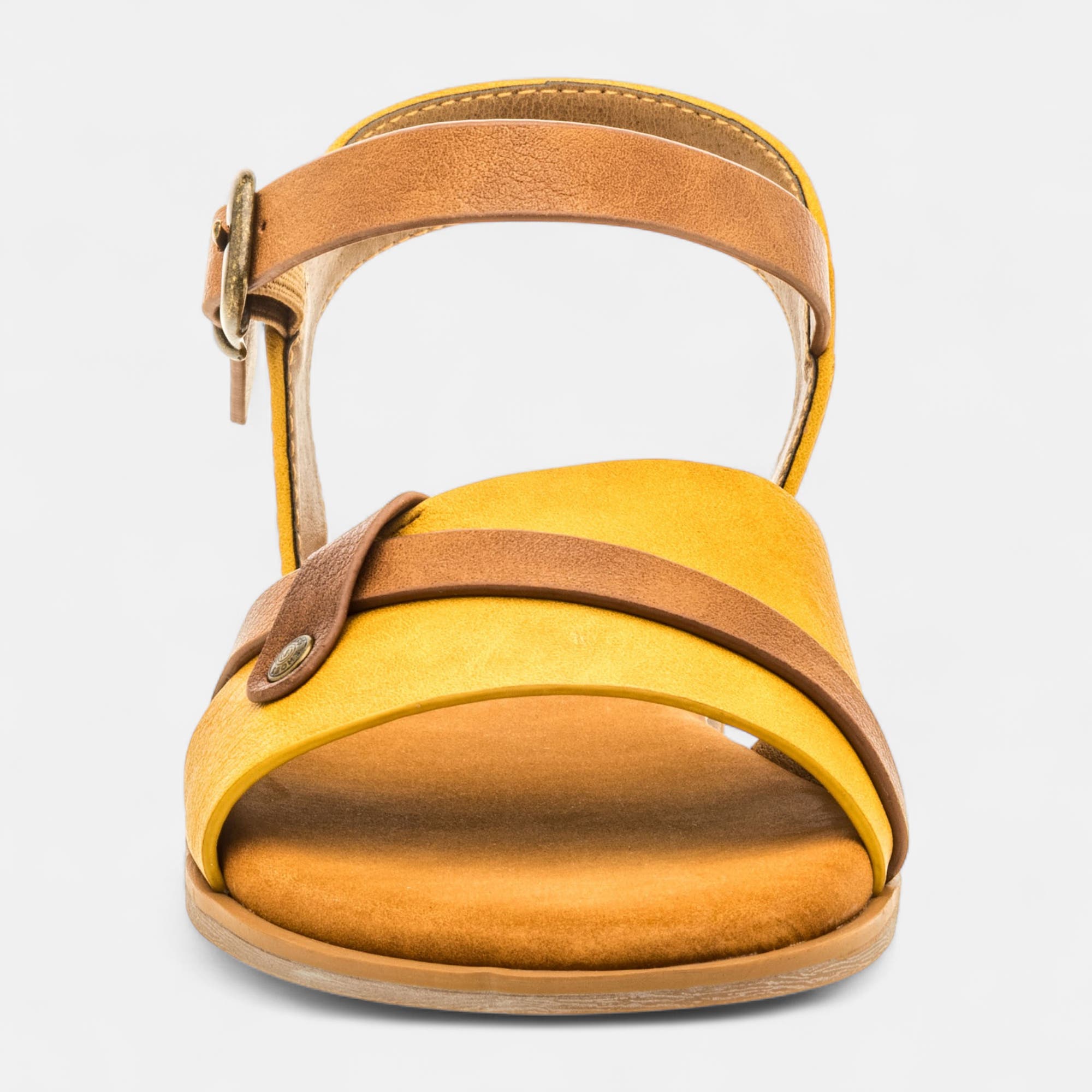 Nu-pieds Femme jaune