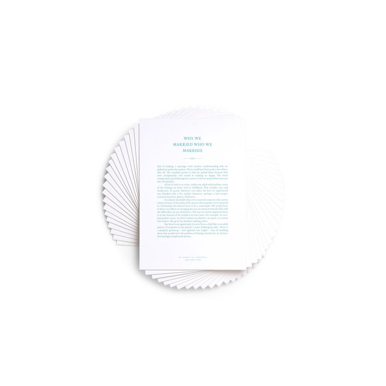 The School of Life Kartenset The Marriage Box
