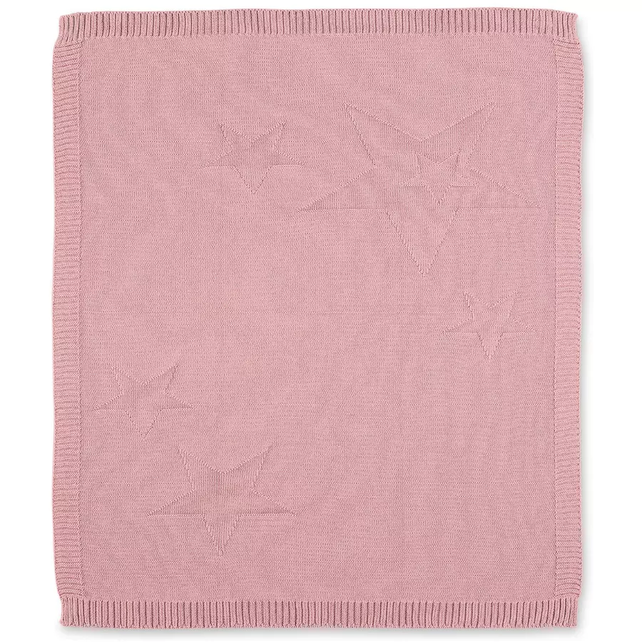 Sterntaler Strick-Schmusedecke Terrybär Baylee rosa 100 x 75 cm