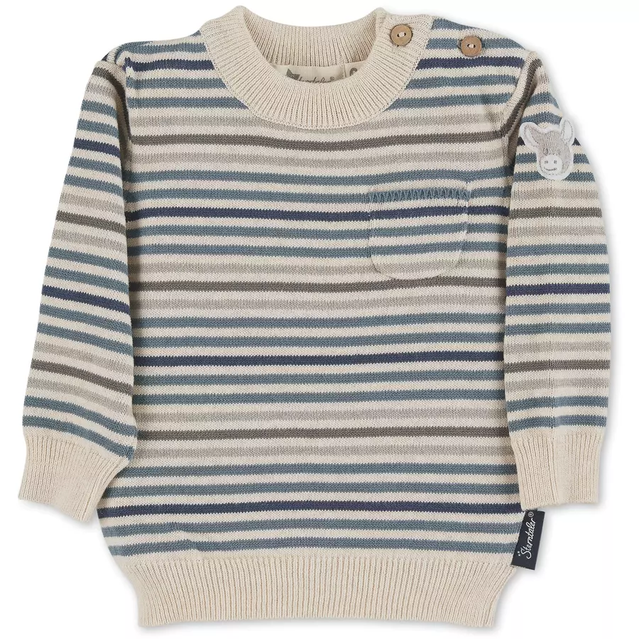 Sterntaler Strickset Shirt und Hose graublau