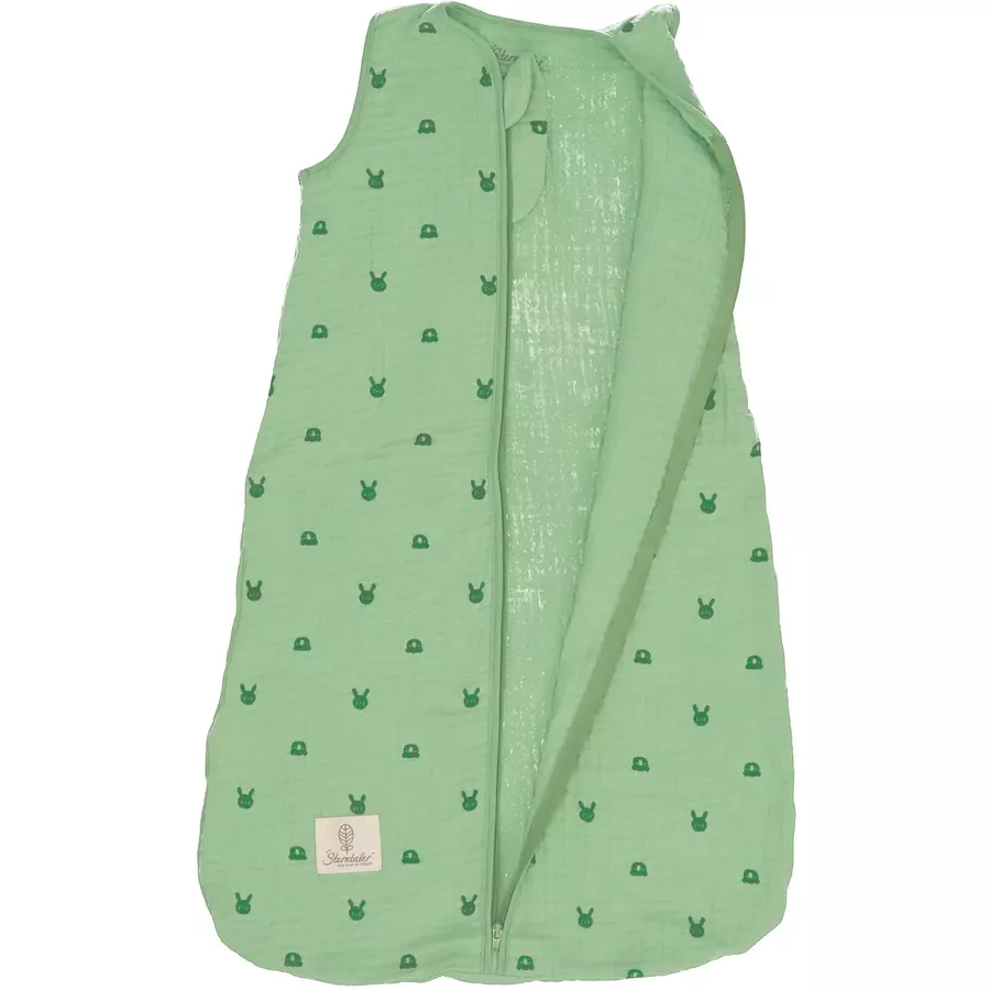 Sterntaler Musselin-Schlafsack Kinni+Kalla mittelgrün
