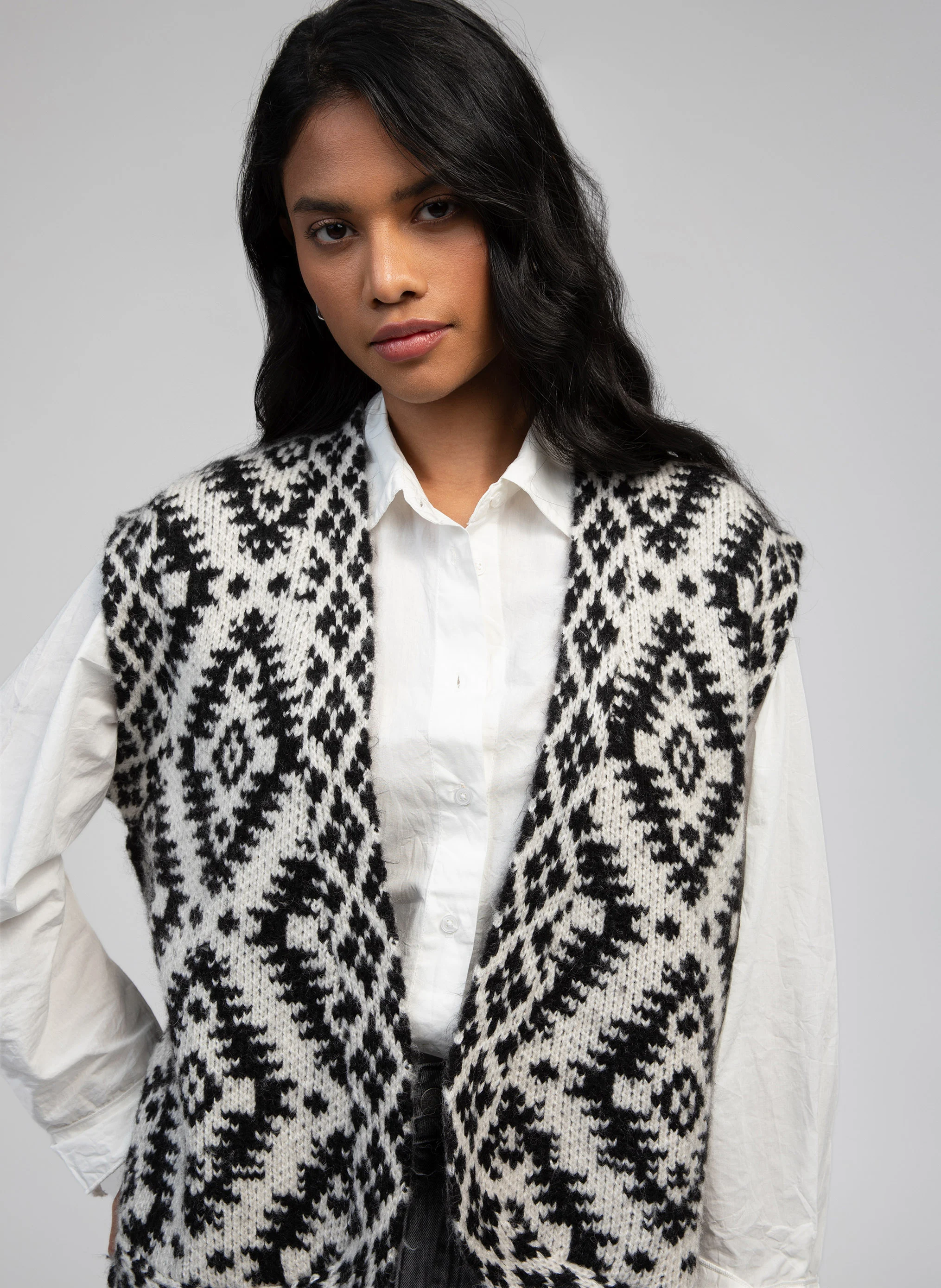 LETHNIK - Cardigan jacquard |