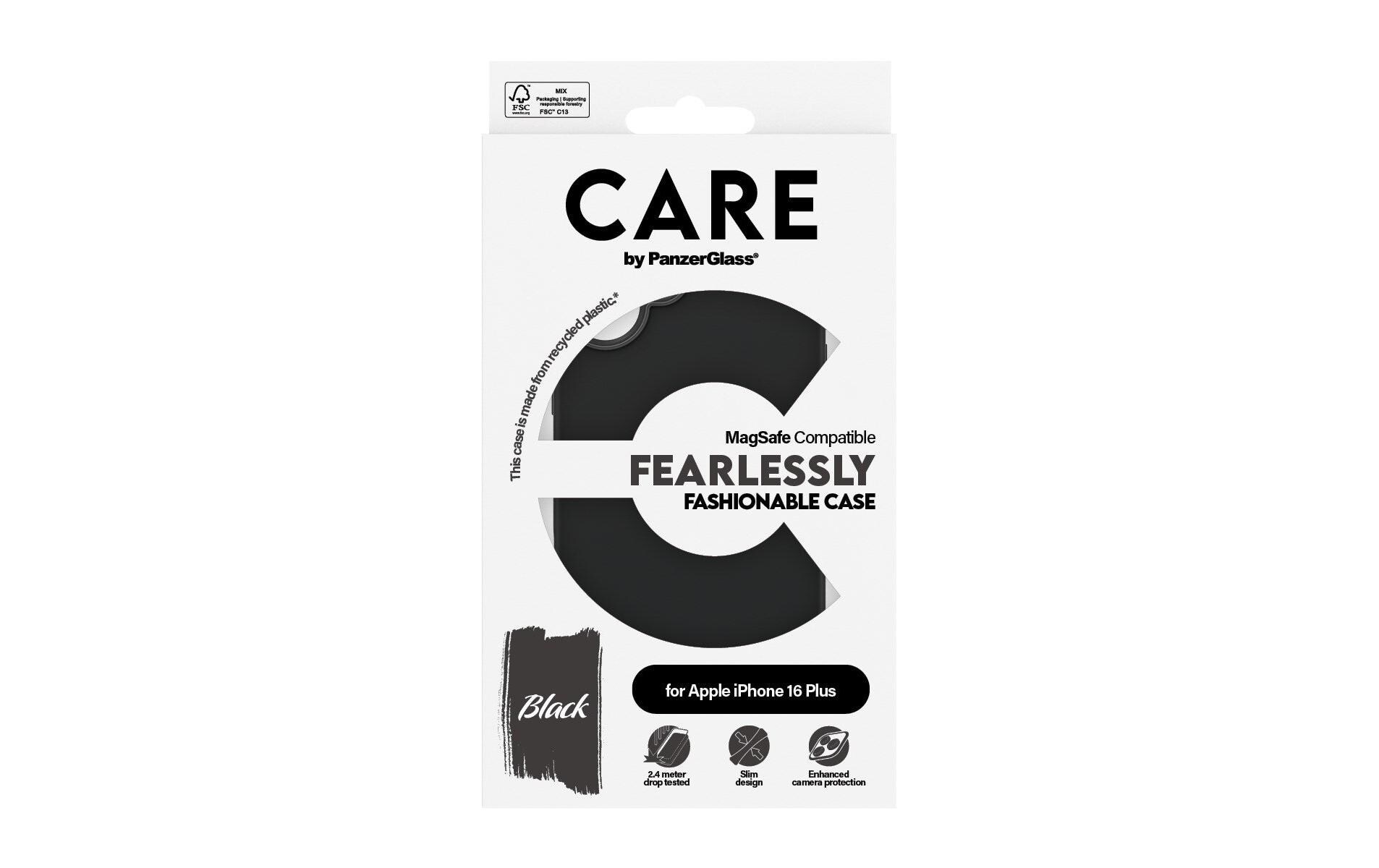 Back Cover Fashion iPhone 16 Plus SchwarzSchutzhülle für das Apple iPhone 16 Plus