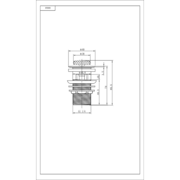 Atlantic Click pop-up wastafelafvoerplug RVS