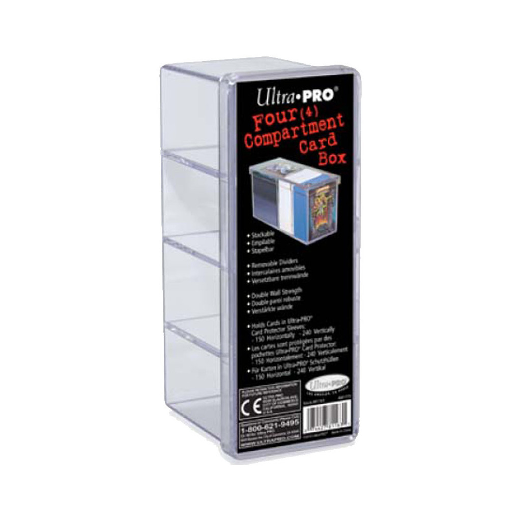 Deck Box 240 Cartes - Acrylique - 4 Compartiments