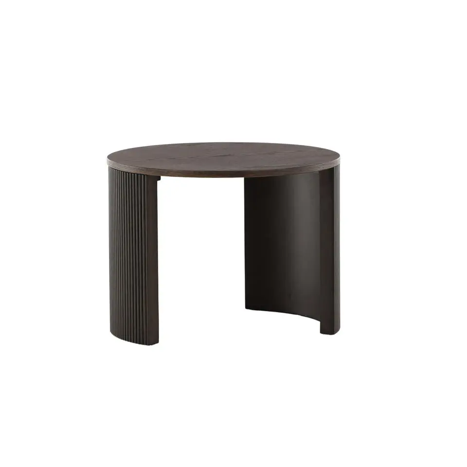 Salontafel Donkerbruin Hout - 60x60x45cm - Bristol