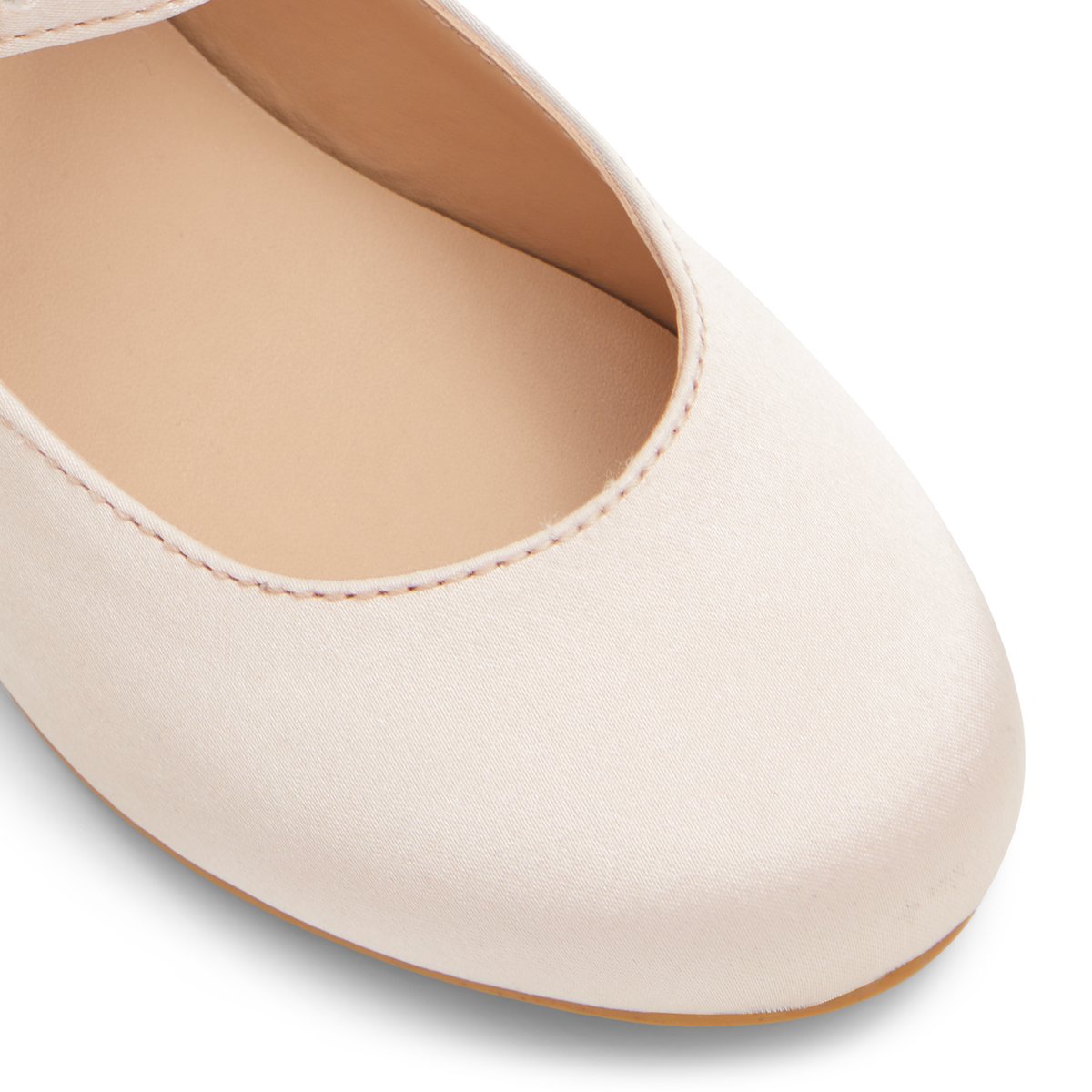 Facile à mettre-Charlotte-ig-Ballerine mary jane - Talon plat - Or Rose