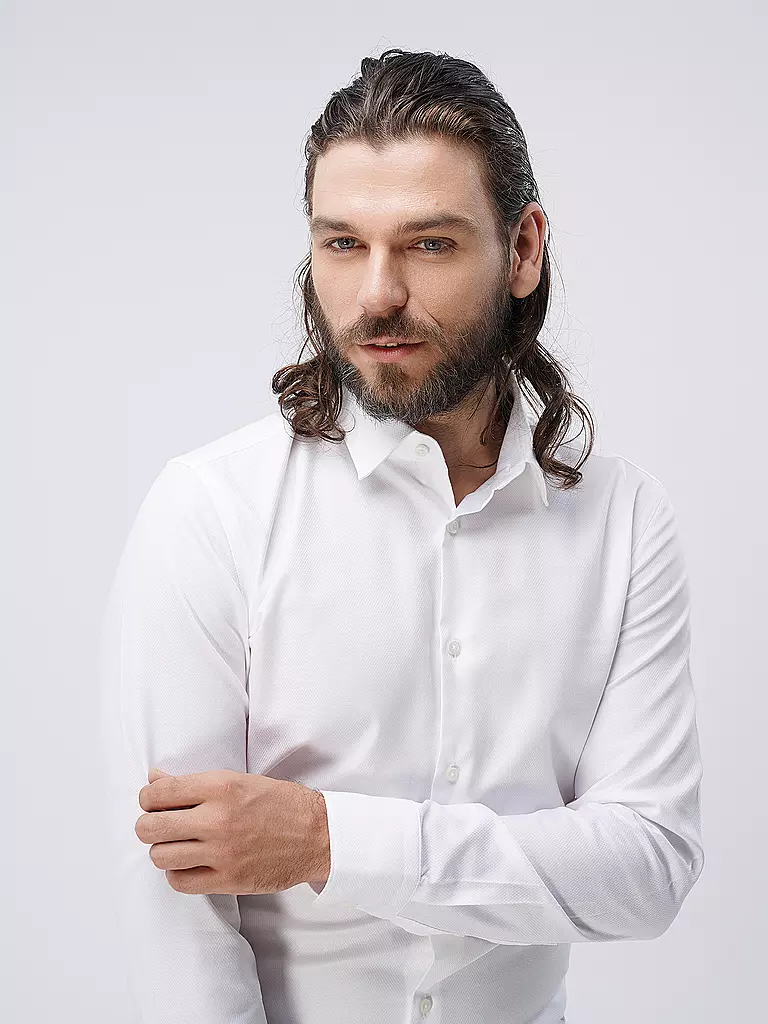 BOSS Hemd Slim Fit weiss
