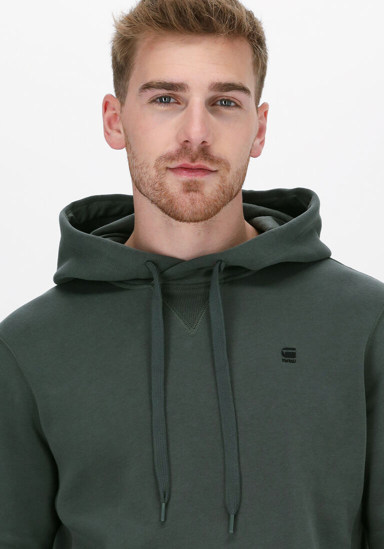 G-STAR RAW donkergroene g-star raw sweater c235 - pacior sweat r hoodie